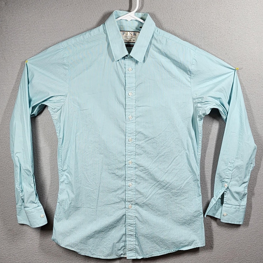 Thomas Pink Light Blue Dress Shirt